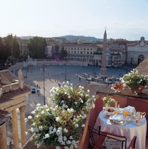 Rocco Forte Hotel de Russie suite view