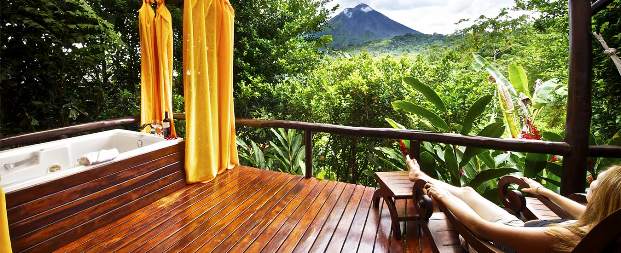 The Nayara Hotel Spa and Garden guest rooms