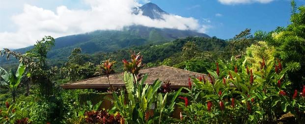 The Nayara Hotel Spa and Garden mountain views