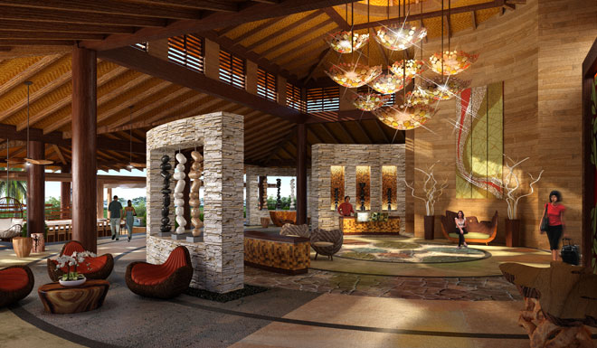 Indura Resort lobby