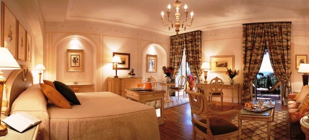 Hotel Splendido guest room