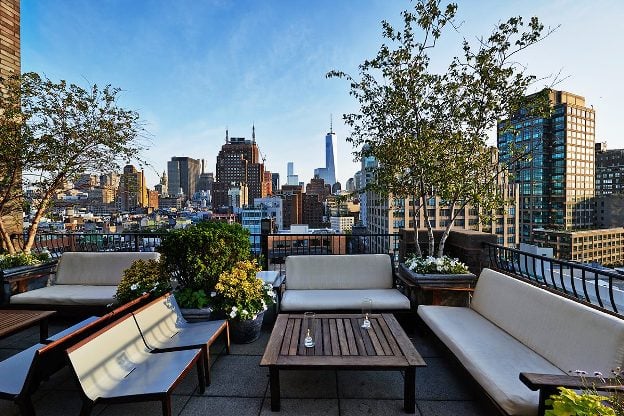 Sixty Soho Hotel roof top bar