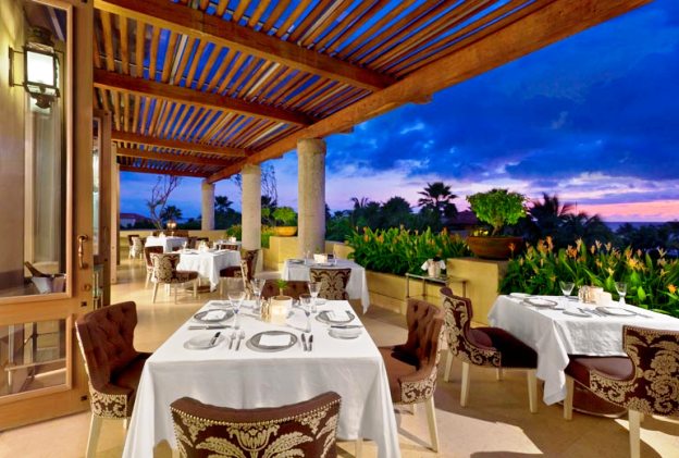 The St. Regis Punta Mita Resort eveening outdoor dining