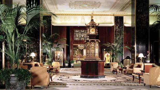 Waldorf Astoria lobby lounge