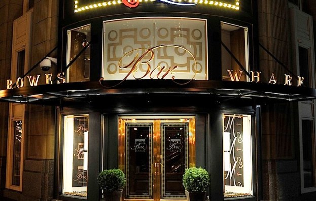 Boston Harbor Hotel Rowes Wharf Bar