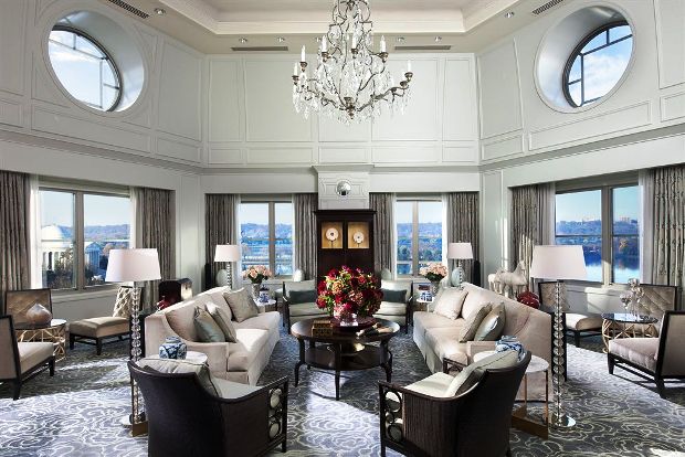 Mandarin Oriental, Washington D.C. lobby sitting area