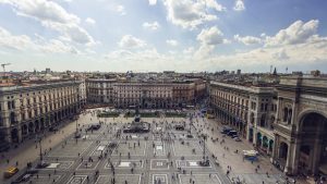 Piazza Milan Italy