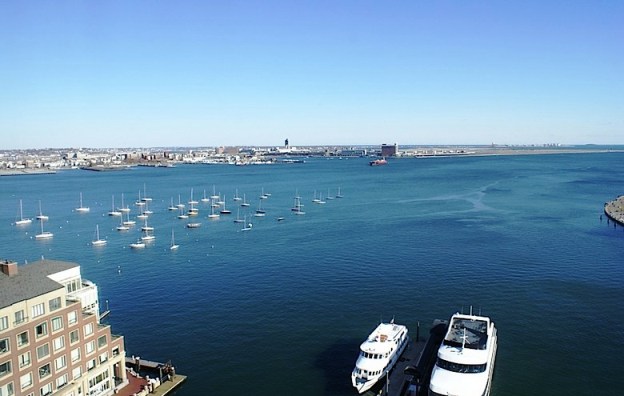 Boston Harbor Hotel Rowes Wharf bay views