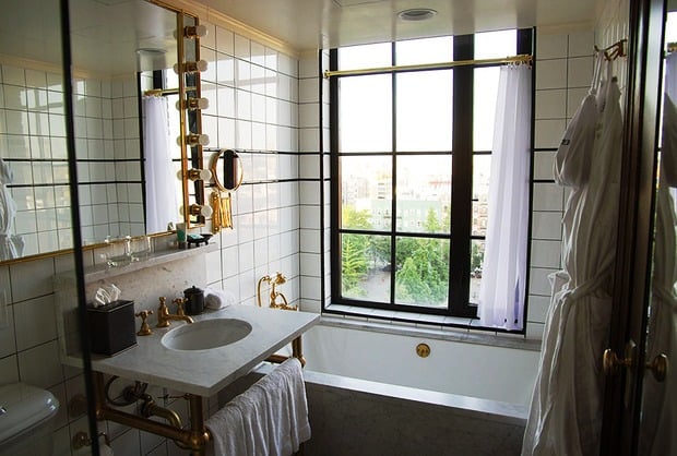 The ludlow Hotel guestrooms bathroom