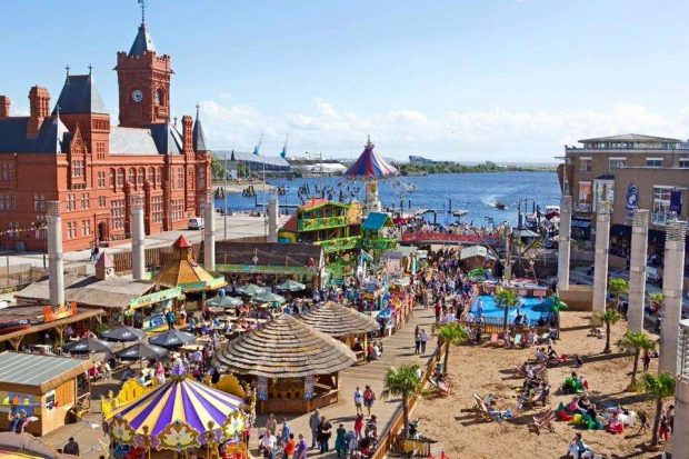 Cardiff Bay beach