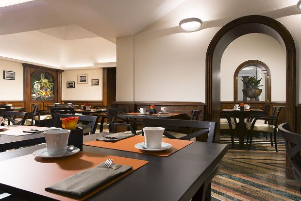 The Hotel Nazionale breakfast area