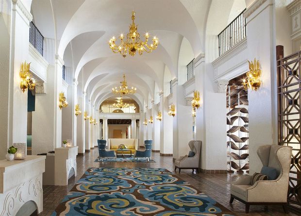 The Vinoy Renaissance reception area