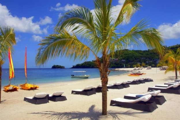 Buccament Bay Resort Beach