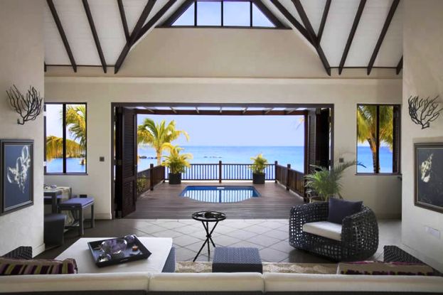Buccament Bay Resort beach fron villa