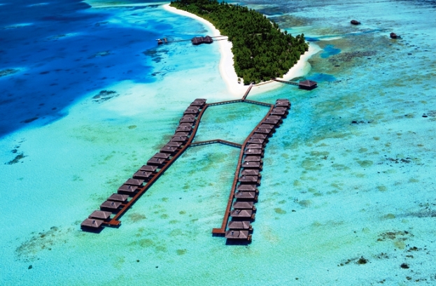 Medhufushi Island Resort aerial view