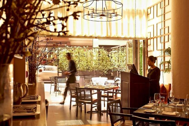 The Strand Hotel outdoor dining