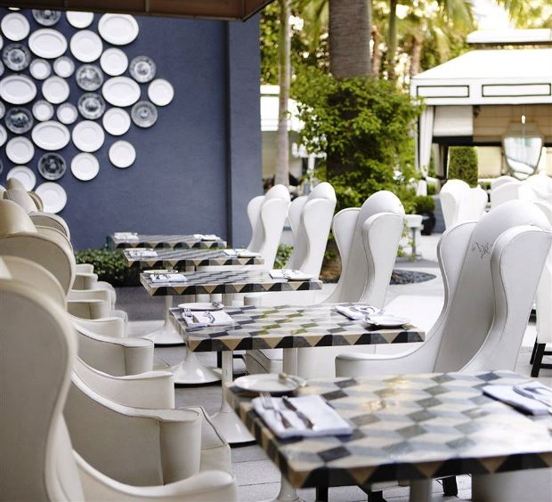 Viceroy Santa Monica outdoor dining