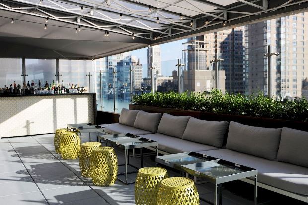 Hotel Indigo NYC Chelsea terrace patio