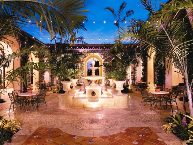 The Breakers courtyard