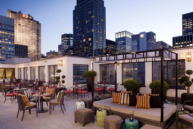 The Peninsula New York patio terrace