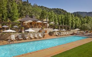 Calistoga Ranch Napa Valley California pool view