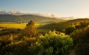 Calistoga Ranch Napa Valley California valley view