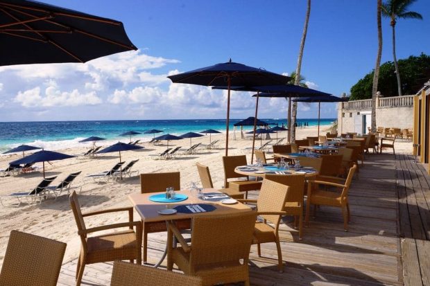 Elbow beach bermuda beach dining