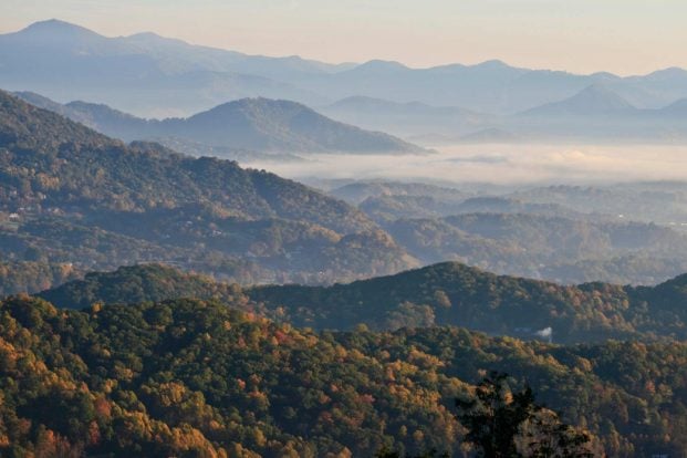 Asheville Mountains north carolina