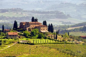 Tuscany wine country