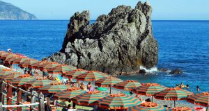 liguria-beach genoa italy